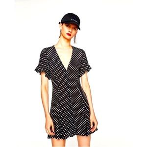 ZARA Mini Dress Polka Dot NWT